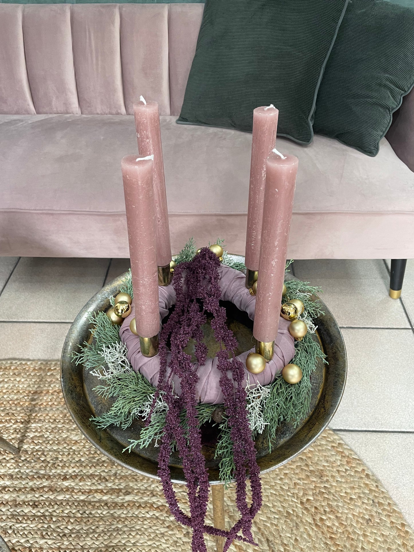 Weihnachten Deko Adventskranz