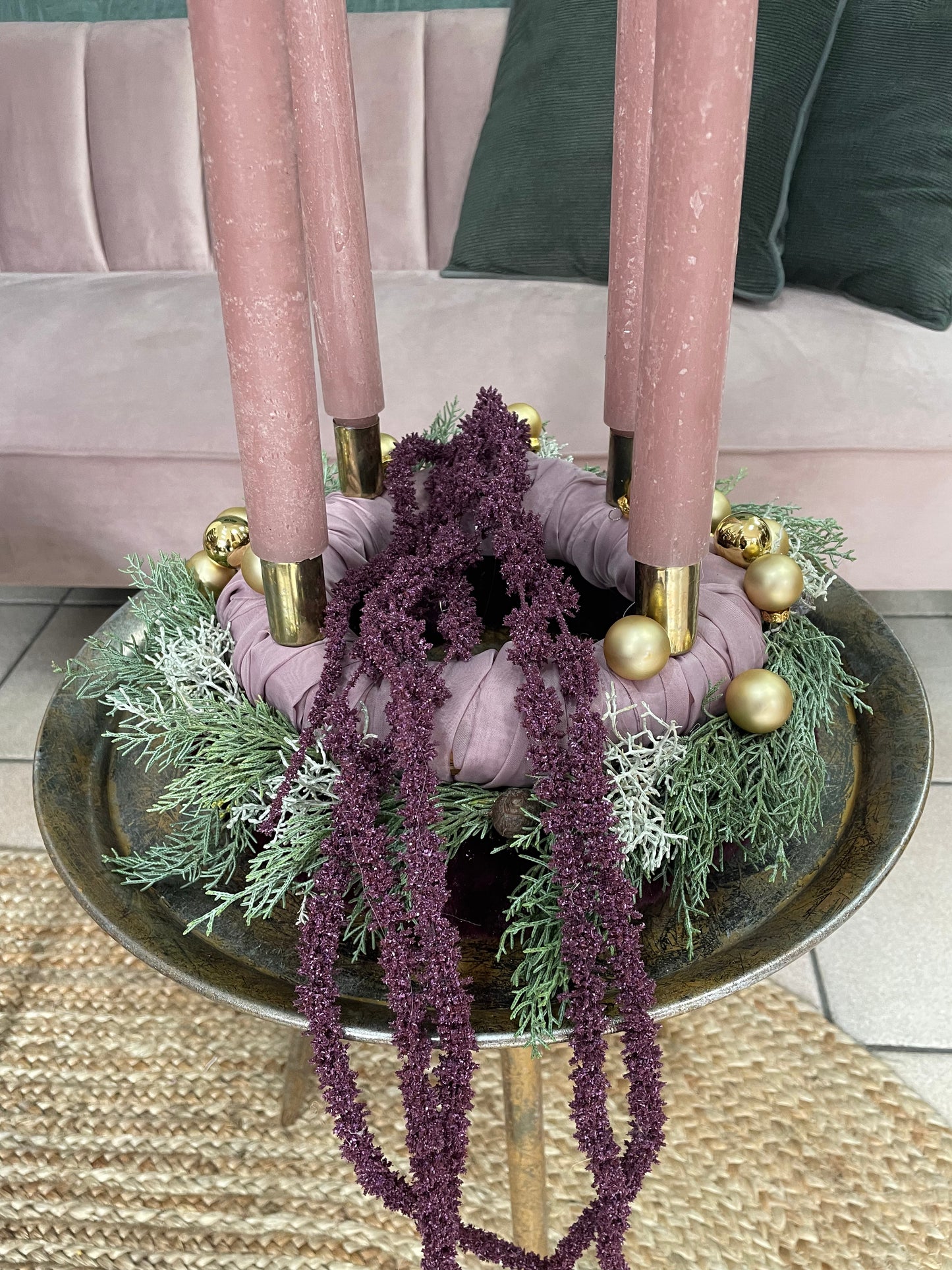 Weihnachten Deko Adventskranz