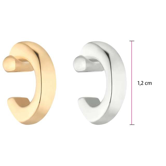 Ear Cuffs gold und silberfarben im Set