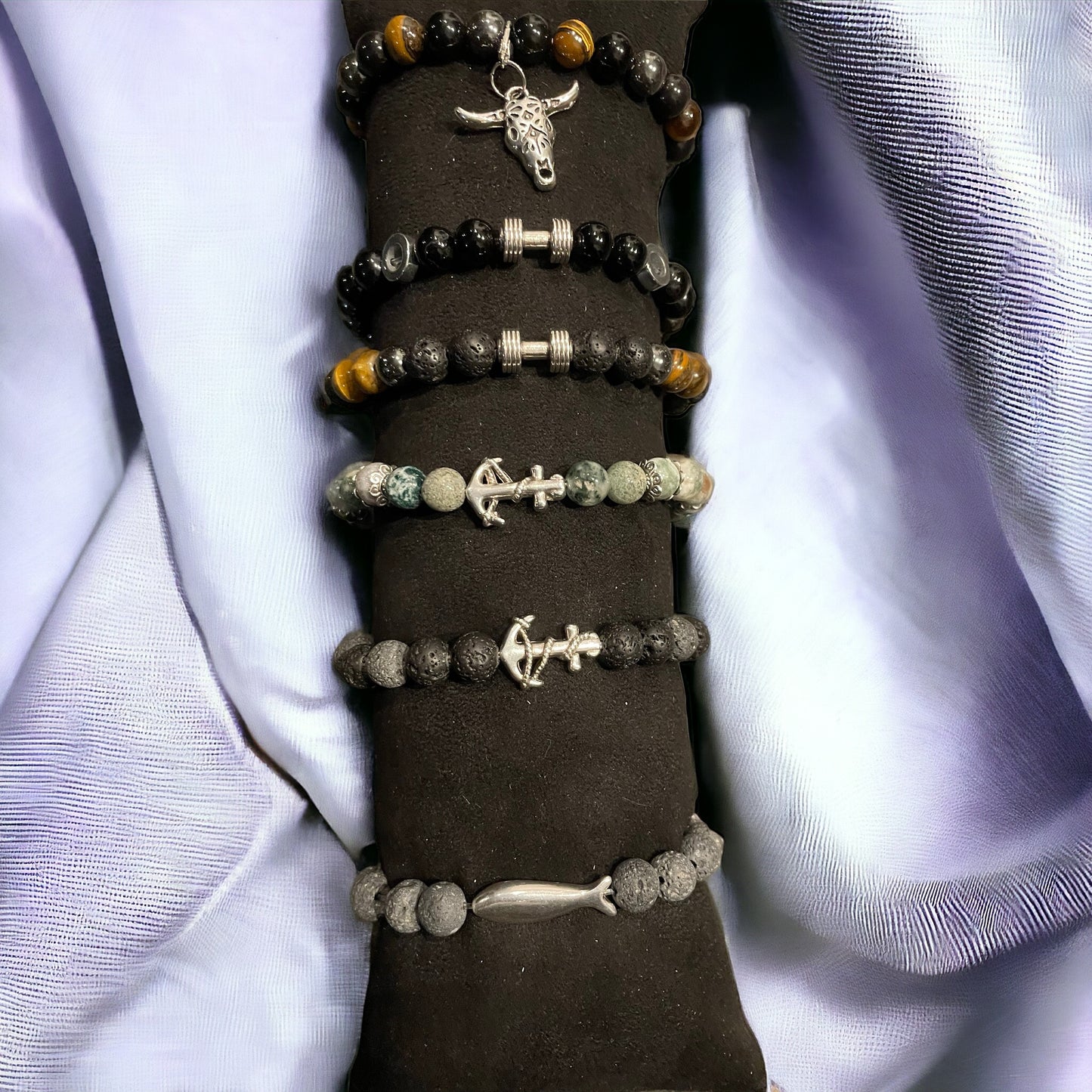 Zusatz Option für Edelstein Armband mit Wunsch Buchstaben oder Anhänger