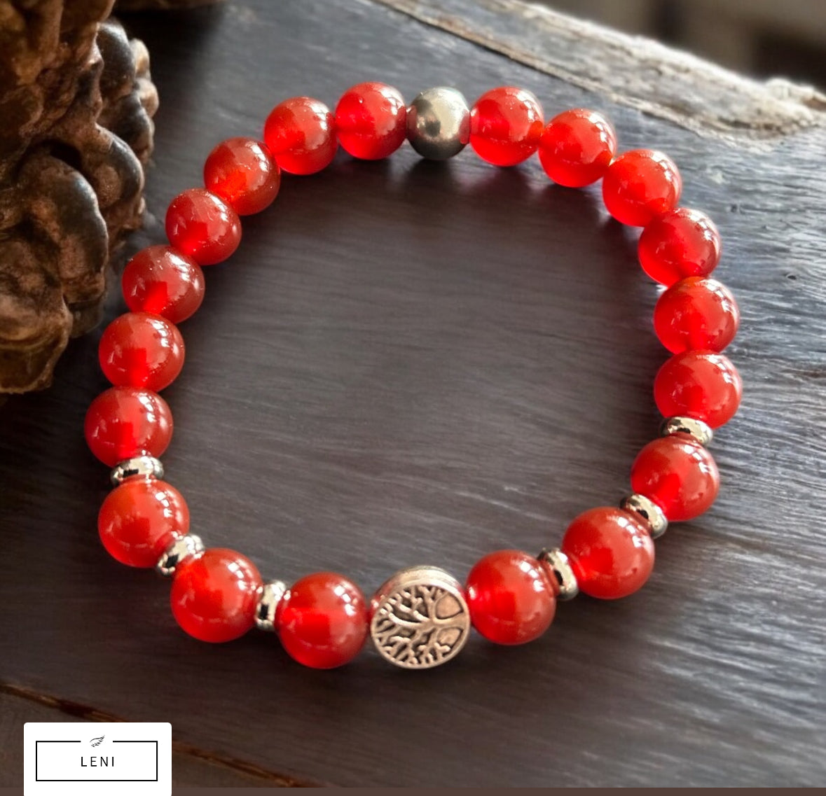 Edelstein Karneol Armband