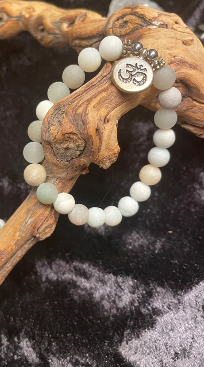 Edelstein Amazonit Mala Armband