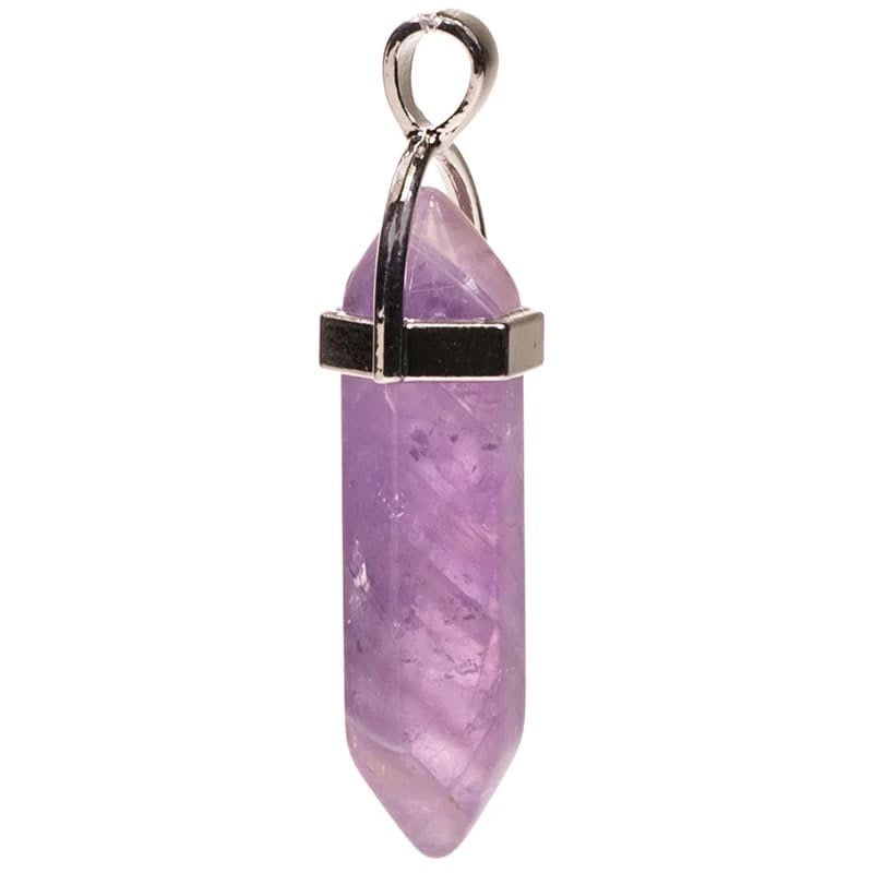 Edelstein Amethyst Anhänger Obelisk