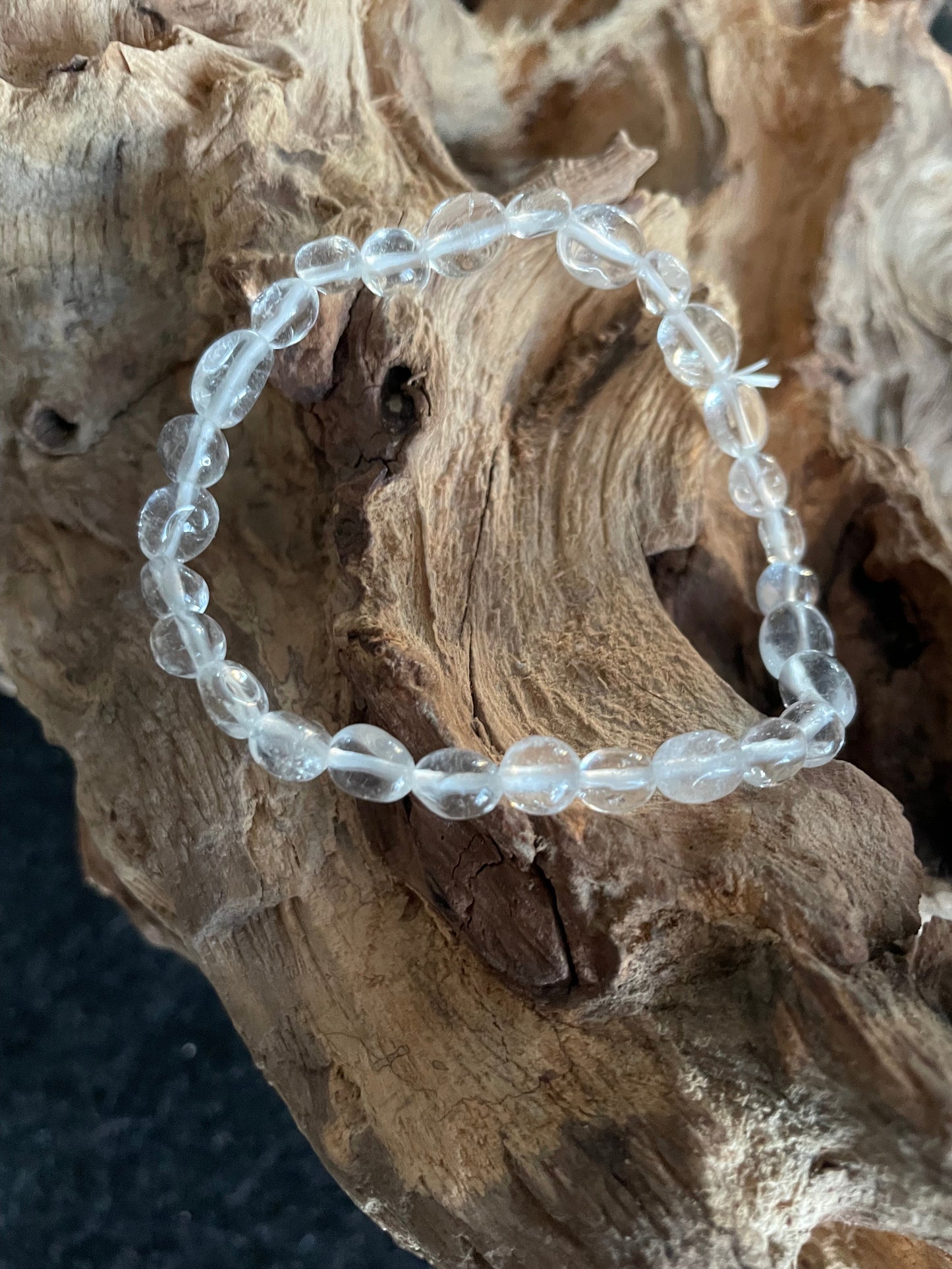 Edelstein Bergkristall Armband Nuggets