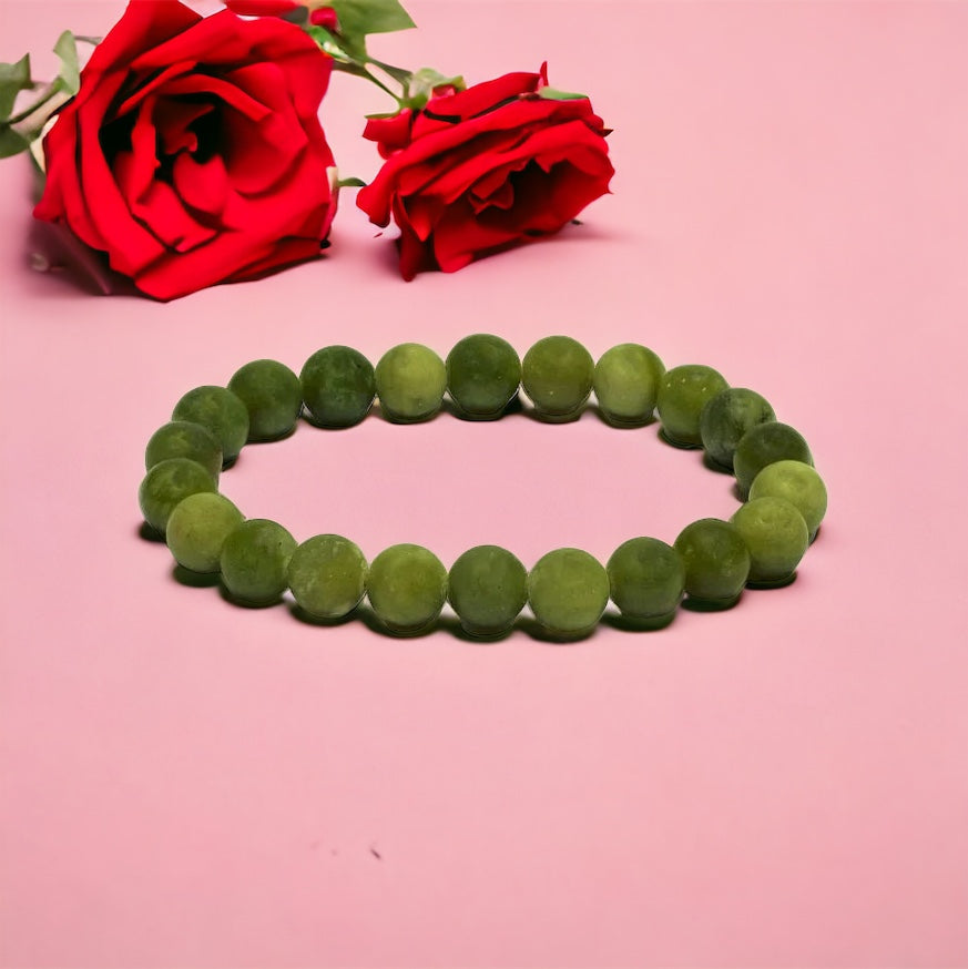 Edelstein Jade, Xinji Jade Mala Armband