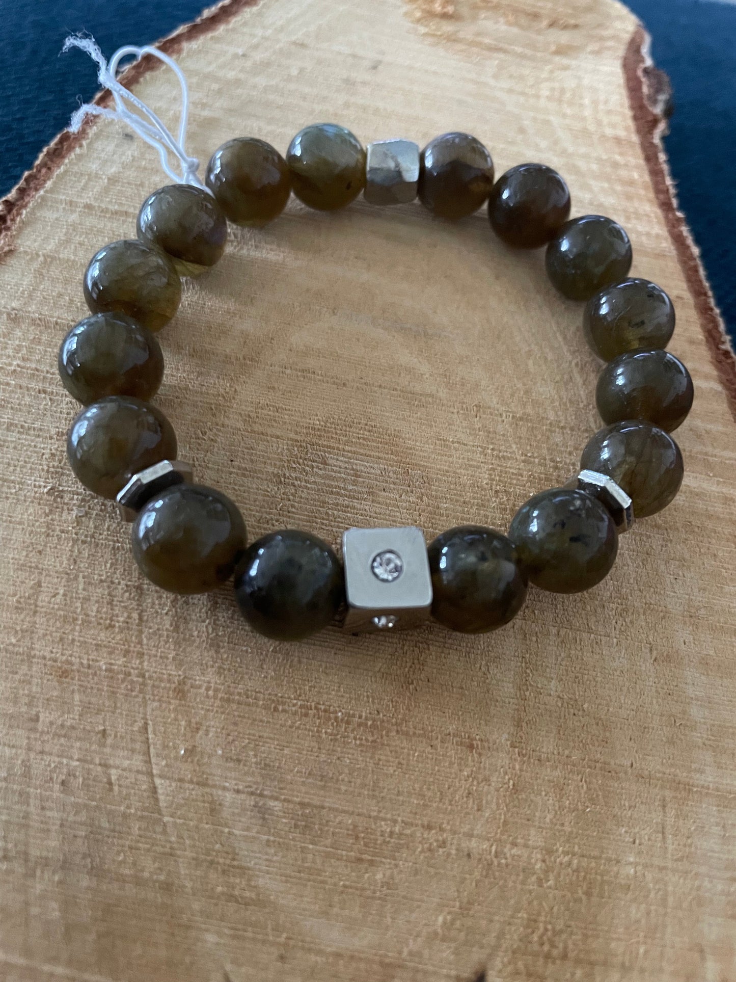 Edelstein Labradorit Armband