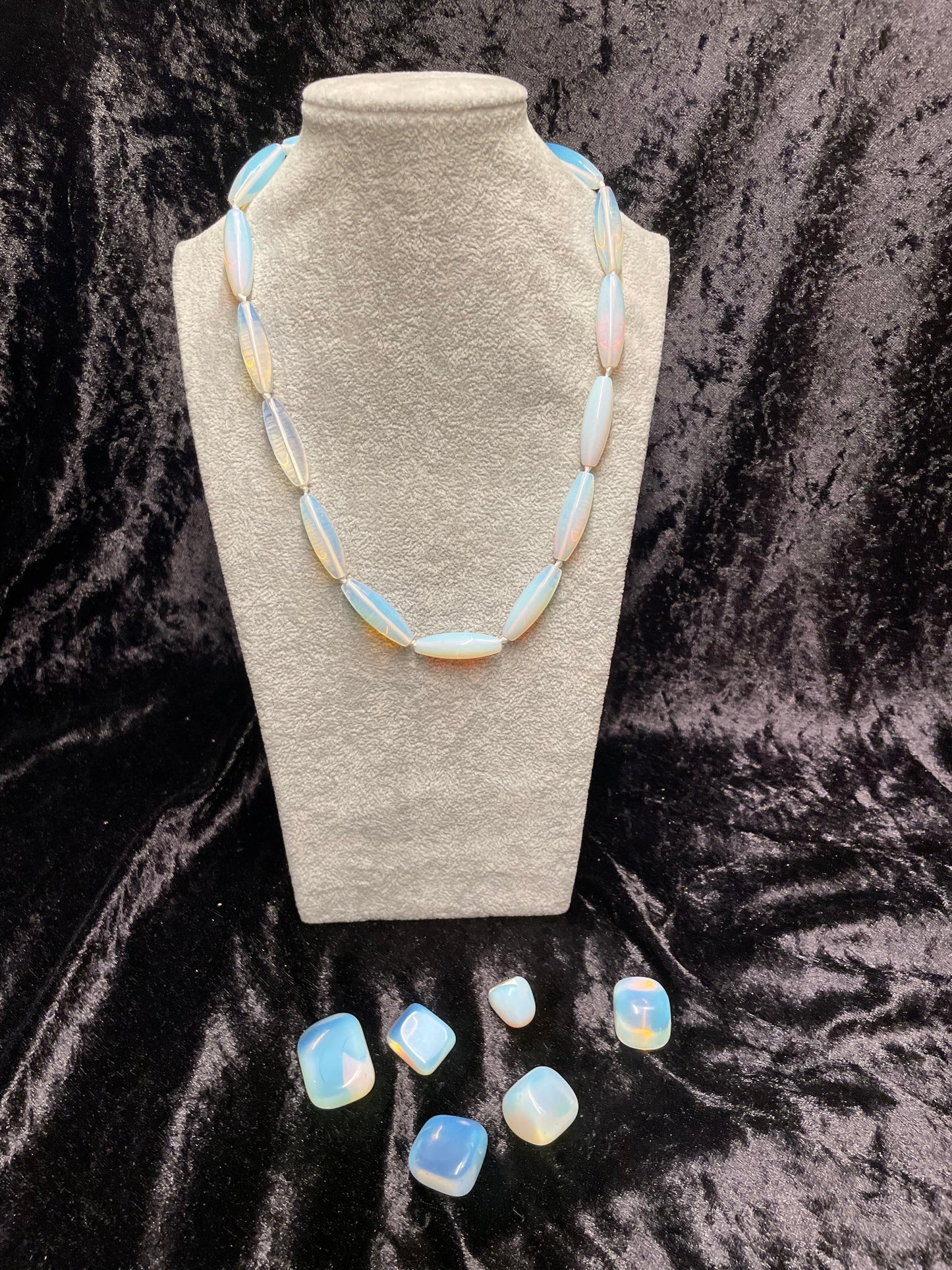 Edelstein Opalit Kette