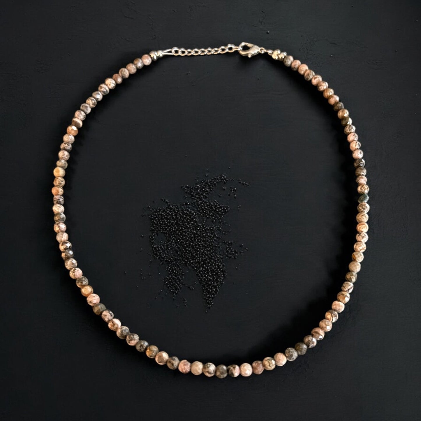 Edelstein Rhodochrosit (facettiert) Kette