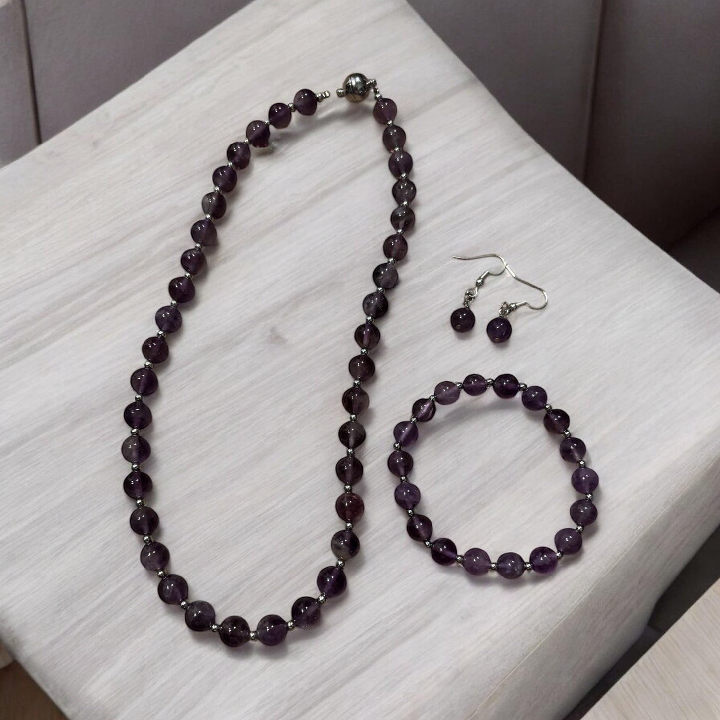 Edelstein Amethyst Set