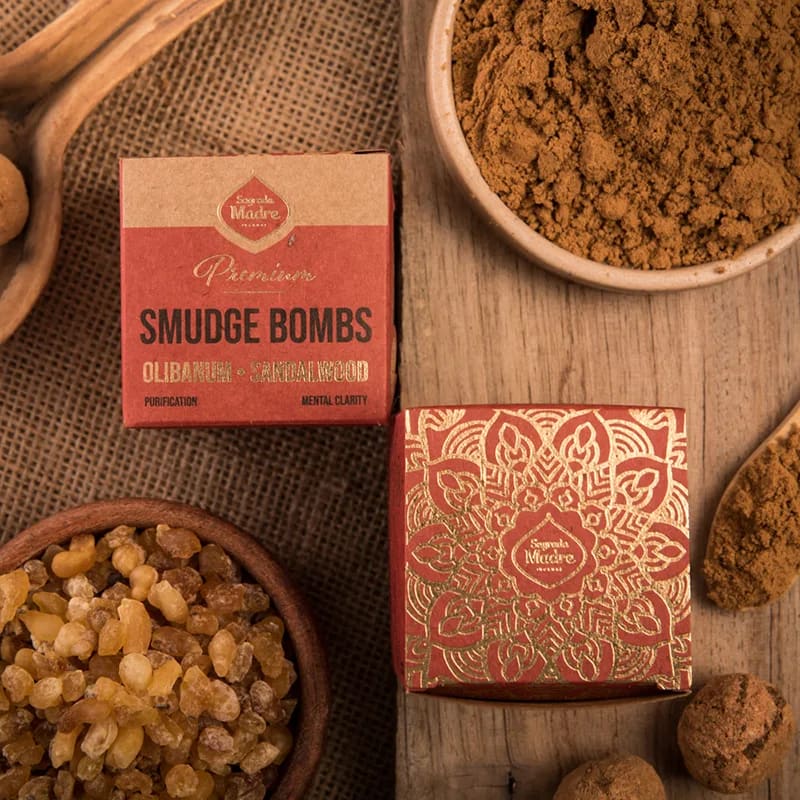 Sagrada Madre Premium Smudge Bomb Olibanum und Sandelholz