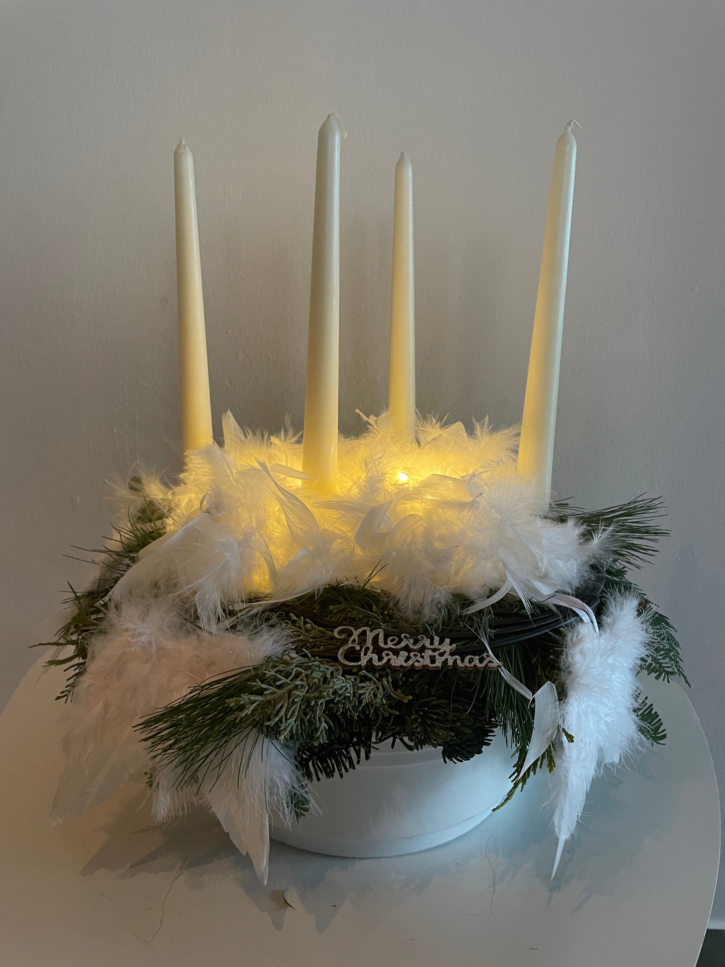 Weihnachten Deko Adventskranz