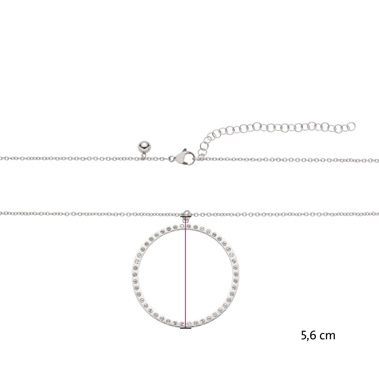 Energetix Halskette mit großem Anhänger
