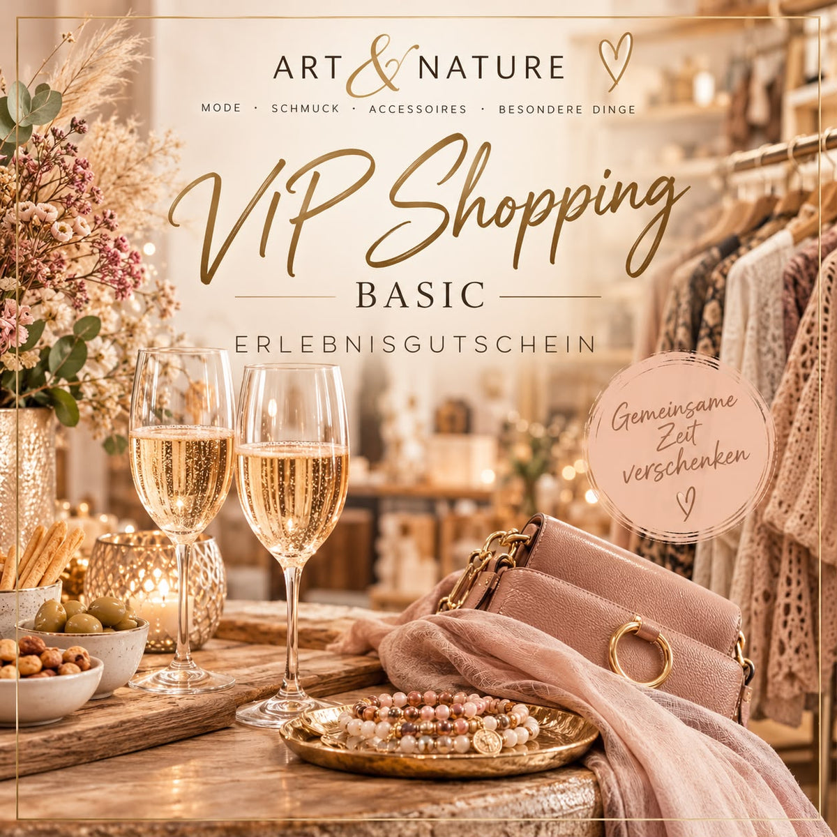 🥂 VIP Shopping Basic | Erlebnisgutschein