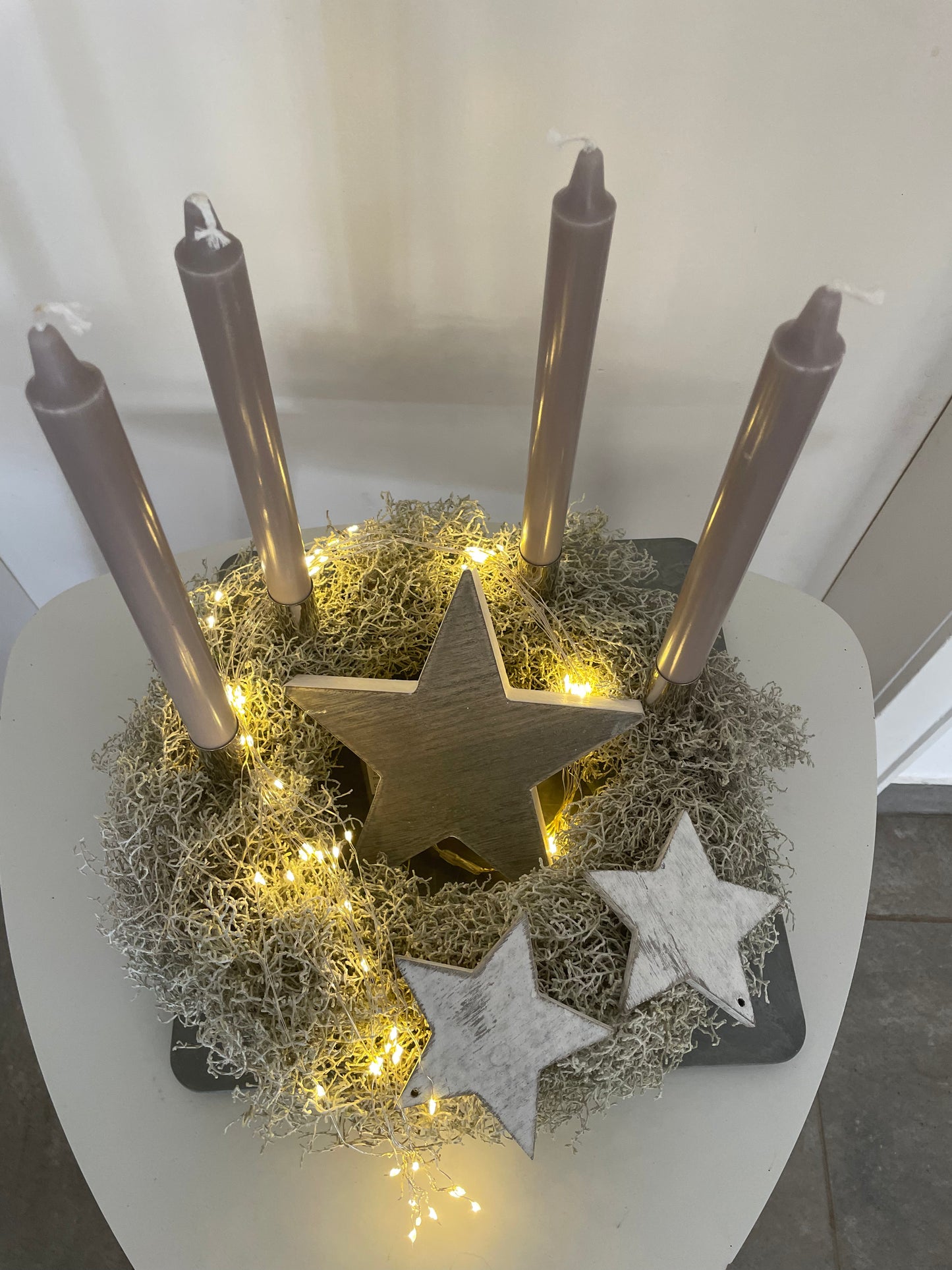 Weihnachten Deko Adventskranz