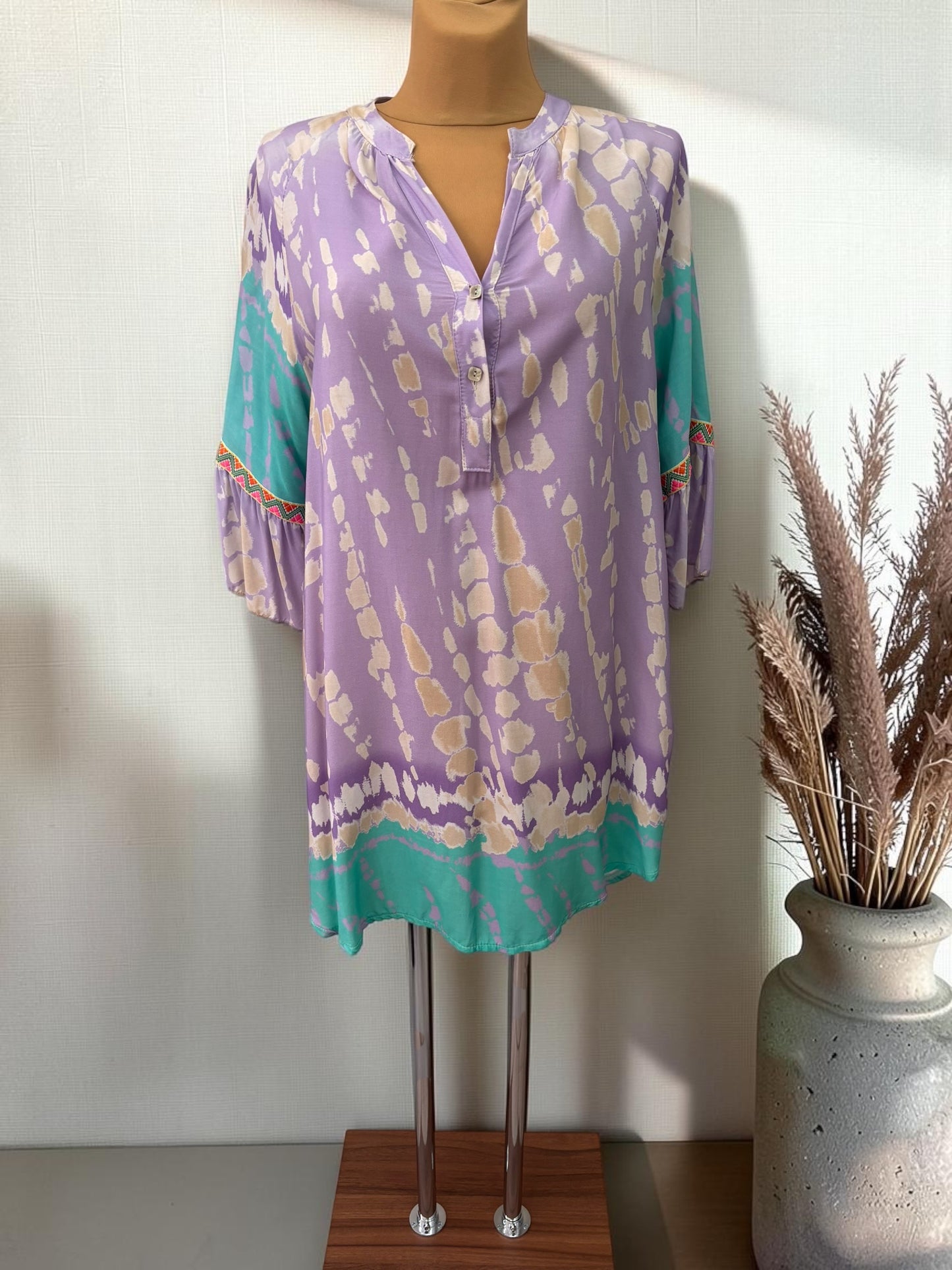 Kleid 3/4 Arm, Tunika Kleid