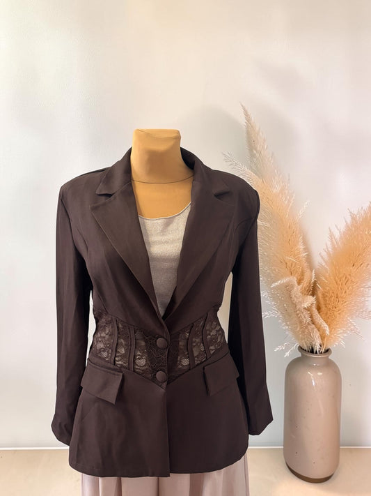 Blazer mit Spitze versch. Farben