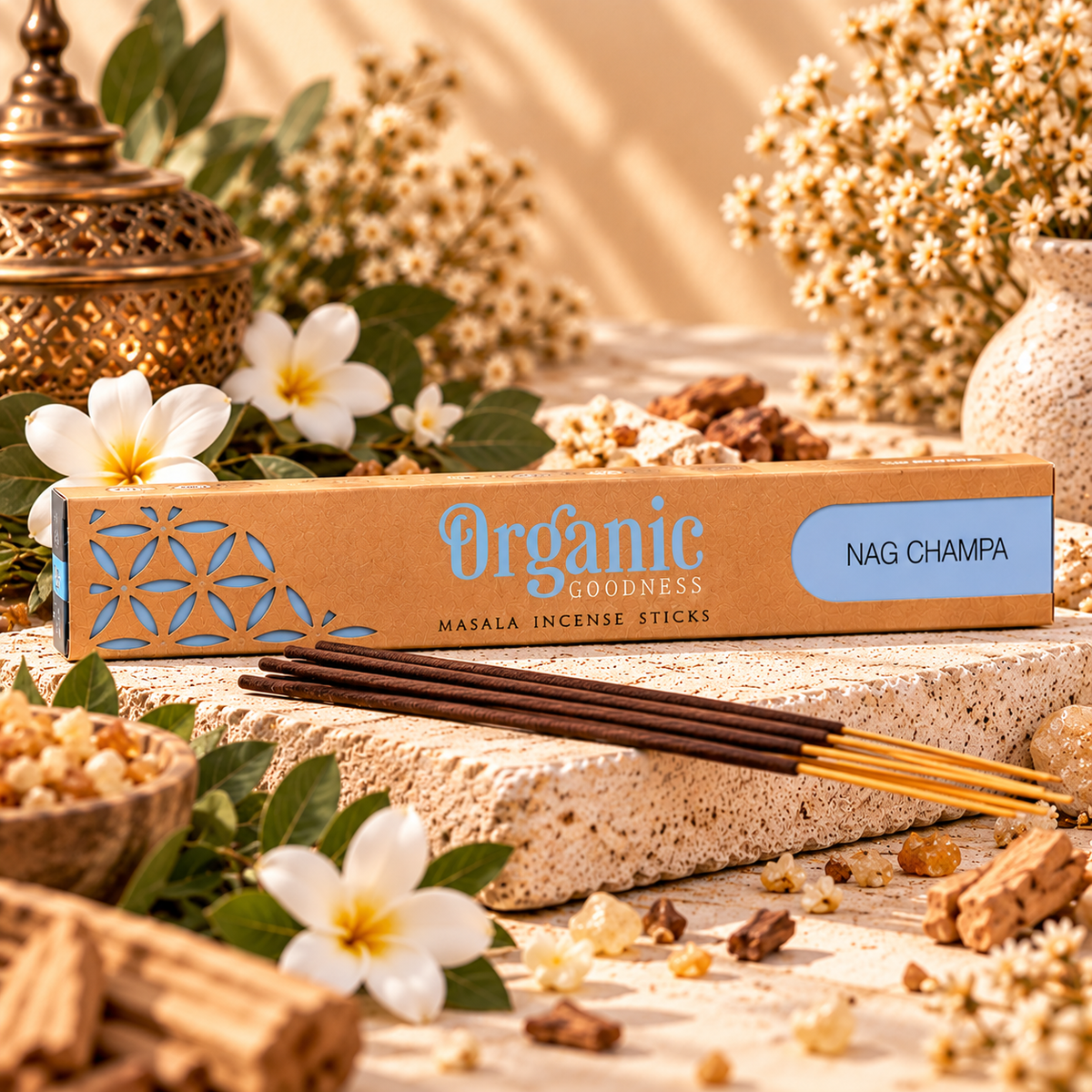 Organic Goodness – Masala Räucherstäbchen | 10 wundervolle Duftrichtungen