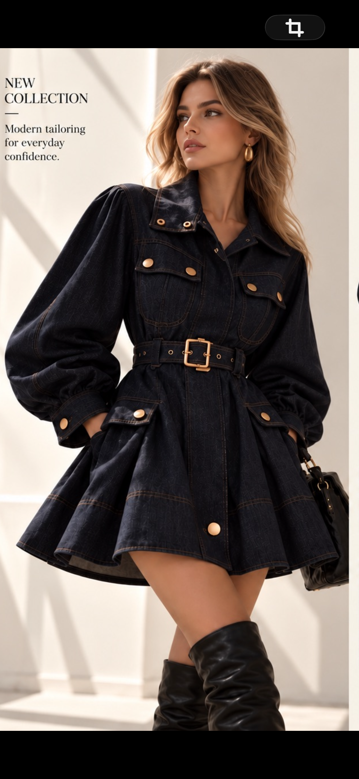💙 Trendiges Denim-Kleid – feminin, modern & ein echter Hingucker!