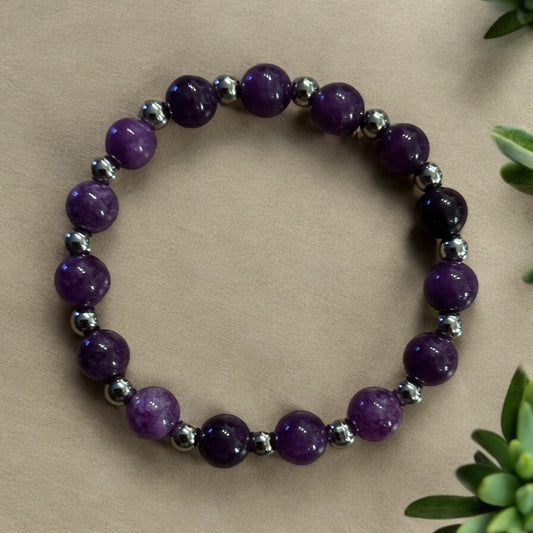 Edelstein Amethyst Armband