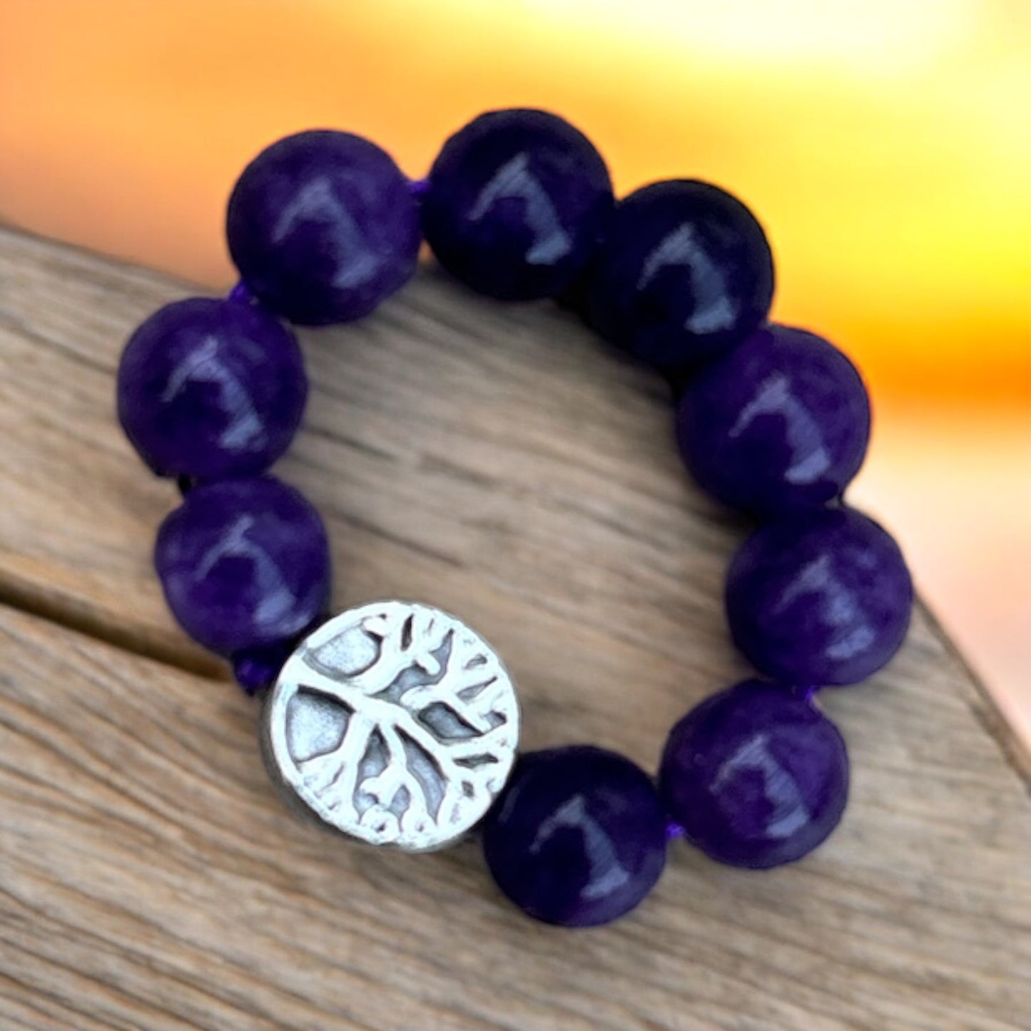 Edelstein Amethyst Armband einzeln oder als Set