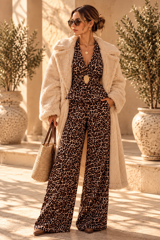Leo-Zweiteiler – Wild & Elegant 🤎