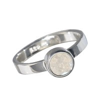 Labradorit Ring 925 Silber, 4 mm oder 6 mm