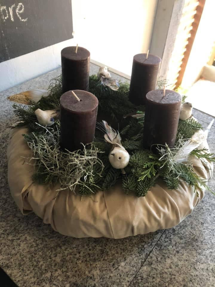 Weihnachten Deko Adventskranz