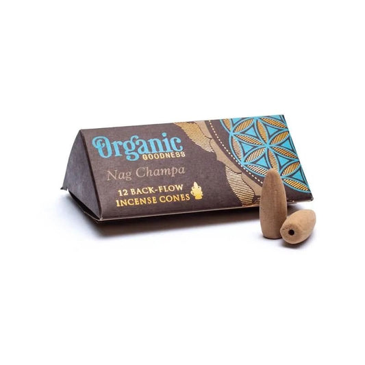 Rückfluss Räucherkegel Organic Nag Champa