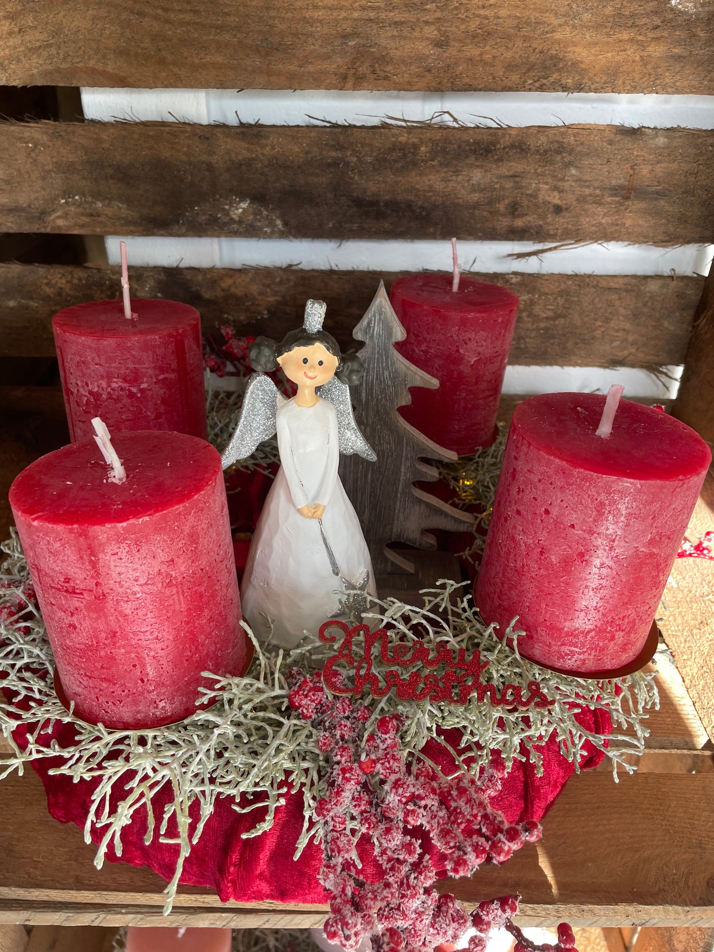 Weihnachten Deko Adventskranz